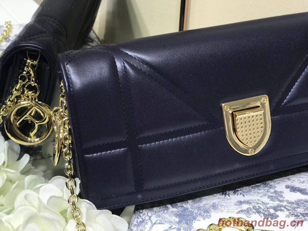 DIOR CLUTCH gold-tone metal C1040A black DIOR CLUTCH gold-tone metal C1040A black