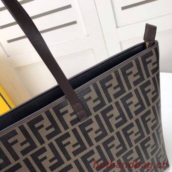 FENDI Shopper canvas bag F8008 brown FENDI Shopper canvas bag F8008 brown