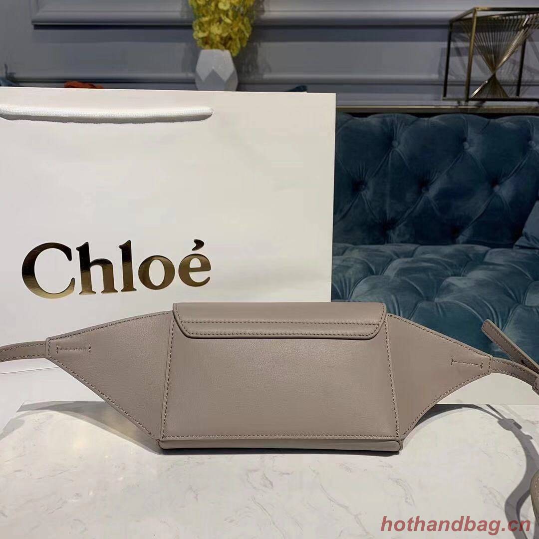 Chloe Original Leather Belt Bag 3S036 grey Chloe Original Leather Belt Bag 3S036 grey