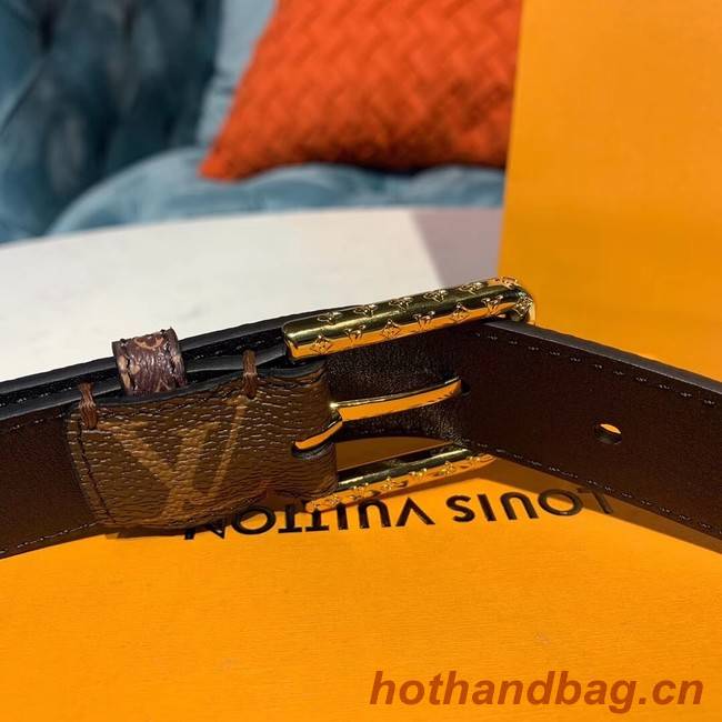 Louis Vuitton Leather Belt M0195 30MM