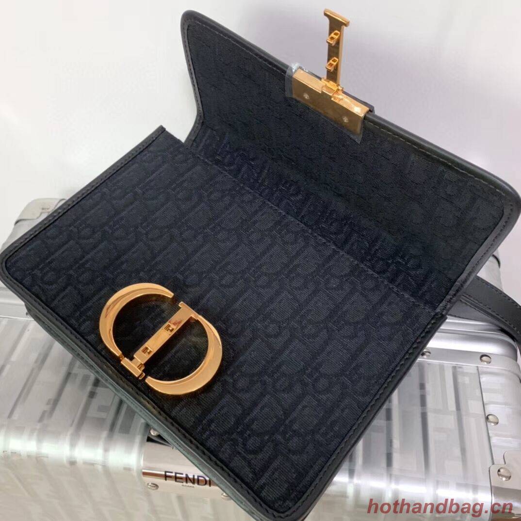 Dior 30 MONTAIGNE CANVAS BAG C9203 black Dior 30 MONTAIGNE CANVAS BAG C9203 black
