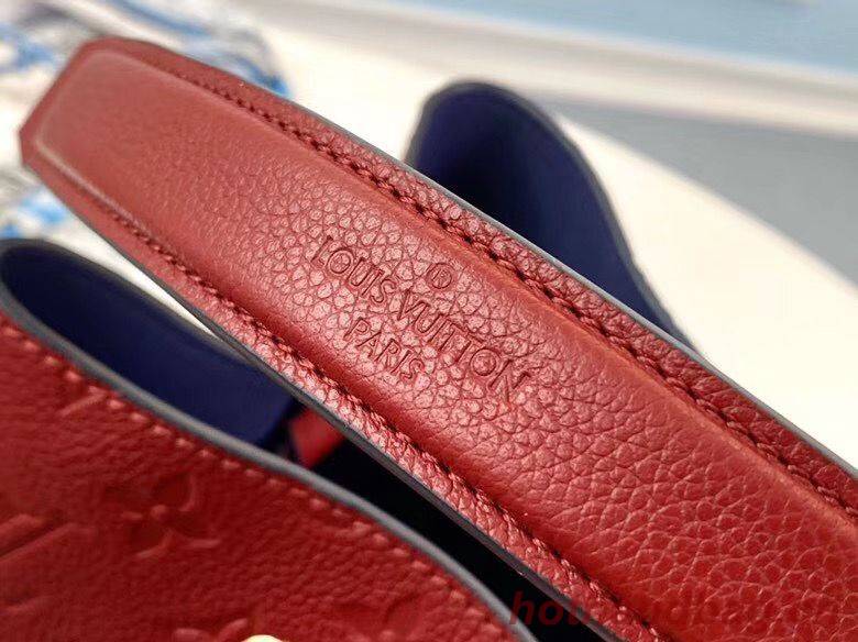 Louis Vuitton Monogram Empreinte Neonoe Original Leather M45256 Red Louis Vuitton Monogram Empreinte Neonoe Original Leather M45256 Red
