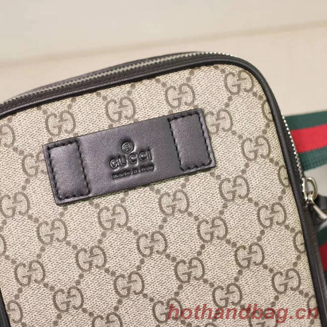 Gucci GG Supreme belt bag 450956 Beige&black