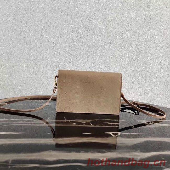 Prada Saffiano leather mini-bag 1BP020 apricot Prada Saffiano leather mini-bag 1BP020 apricot