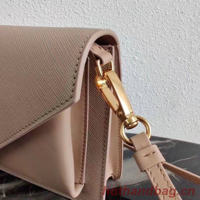Prada Saffiano leather mini-bag 1BP020 apricot Prada Saffiano leather mini-bag 1BP020 apricot
