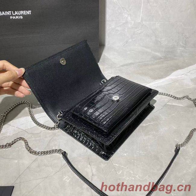 Yves Saint Laurent Calfskin Leather Shoulder Bag Y533036A black&silver-Tone Metal Yves Saint Laurent Calfskin Leather Shoulder Bag Y533036A black&silver-Tone Metal