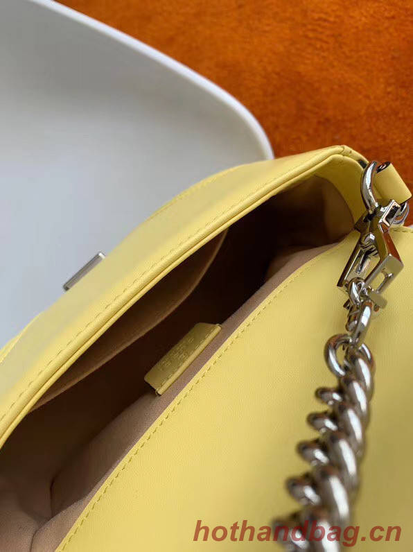 Gucci GG Marmont mini top handle bag 547260 yellow