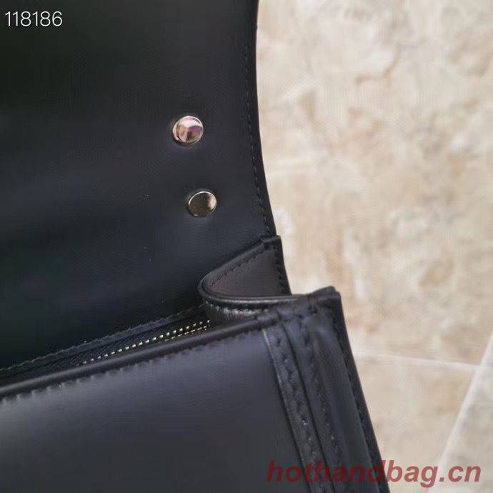 BVLGARI Serpenti Forever leather shoulder bag 288656 black BVLGARI Serpenti Forever leather shoulder bag 288656 black