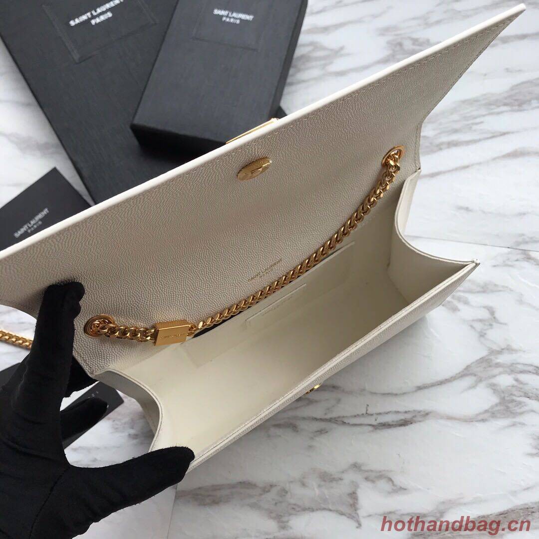 Saint Laurent mini Monogramme Cross-body Shoulder Bag 326076 white