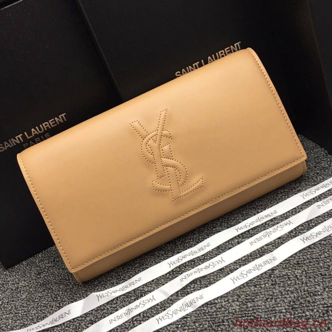 Yves Saint Laurent Original Leather Sac Be Du Jour Clutch Bag 26752 Beige Yves Saint Laurent Original Leather Sac Be Du Jour Clutch Bag 26752 Beige