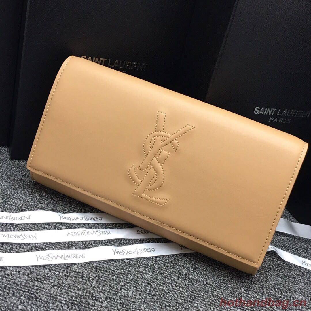 Yves Saint Laurent Original Leather Sac Be Du Jour Clutch Bag 26752 Beige Yves Saint Laurent Original Leather Sac Be Du Jour Clutch Bag 26752 Beige