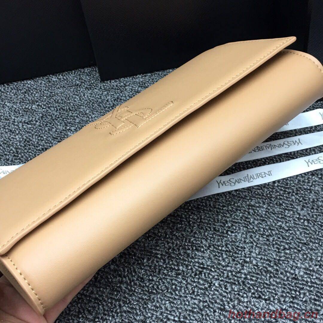 Yves Saint Laurent Original Leather Sac Be Du Jour Clutch Bag 26752 Beige Yves Saint Laurent Original Leather Sac Be Du Jour Clutch Bag 26752 Beige