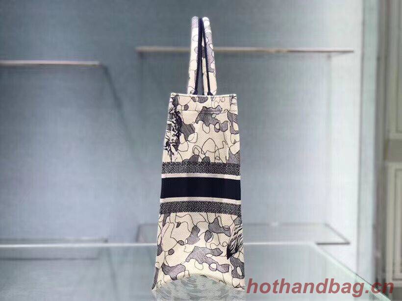 DIOR BOOK TOTE EMBROIDERED CANVAS BAG C1286-16 DIOR BOOK TOTE EMBROIDERED CANVAS BAG C1286-16