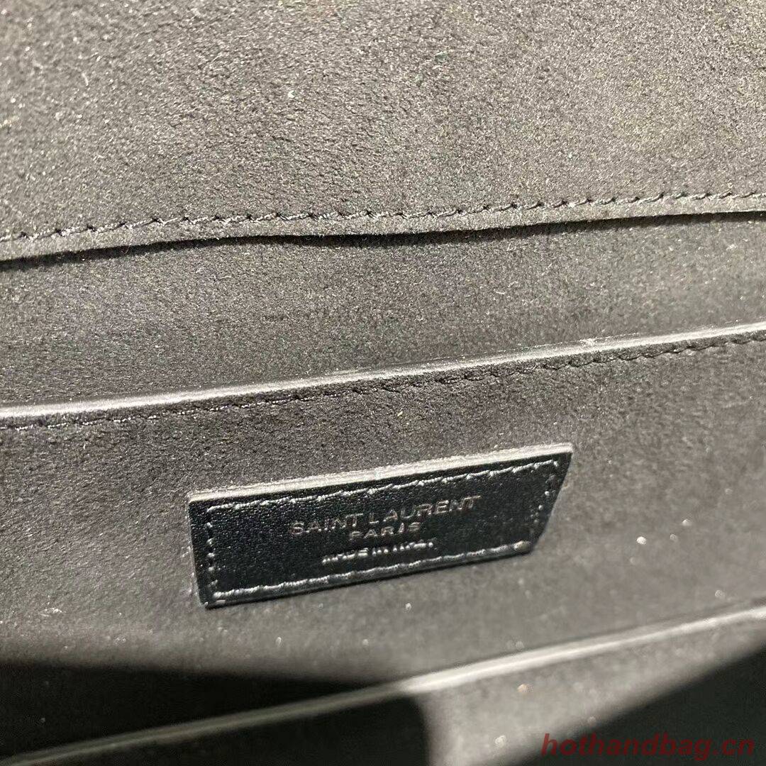 Yves Saint Laurent Calfskin Leather Shoulder Bag Y635627-1 black Yves Saint Laurent Calfskin Leather Shoulder Bag Y635627-1 black