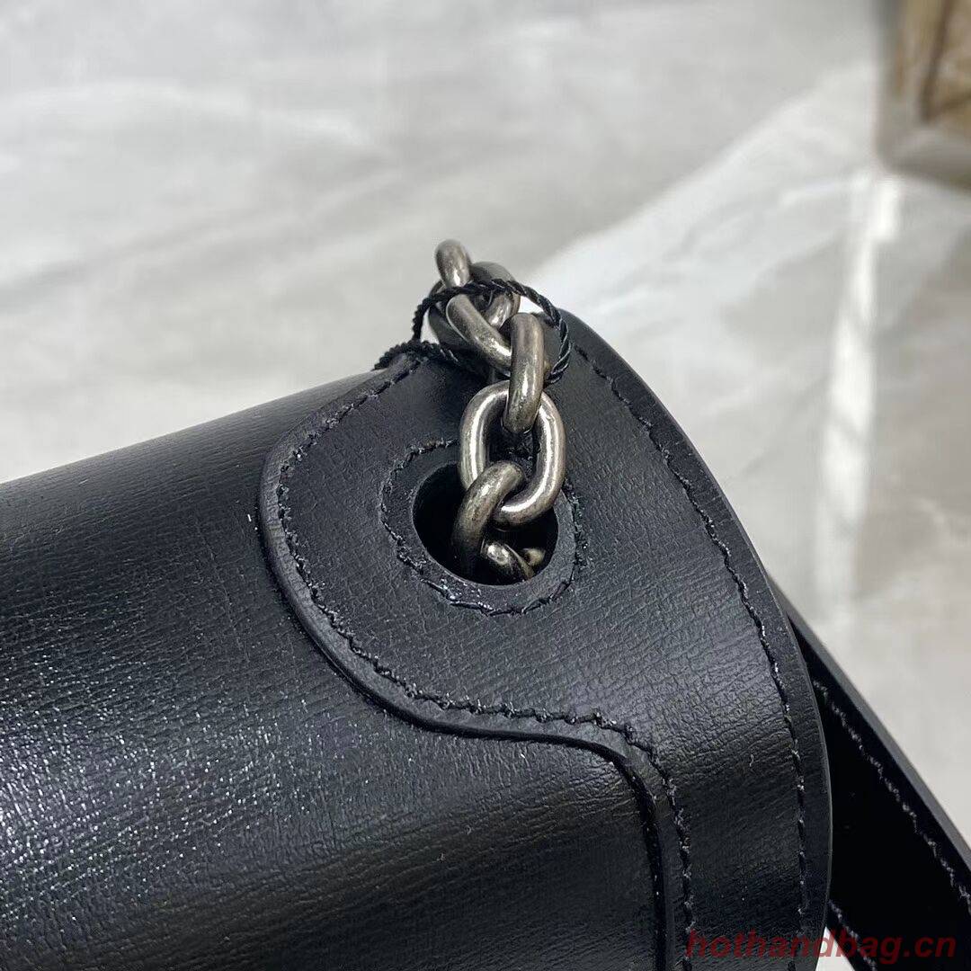 Yves Saint Laurent Calfskin Leather Shoulder Bag Y635627-1 black Yves Saint Laurent Calfskin Leather Shoulder Bag Y635627-1 black