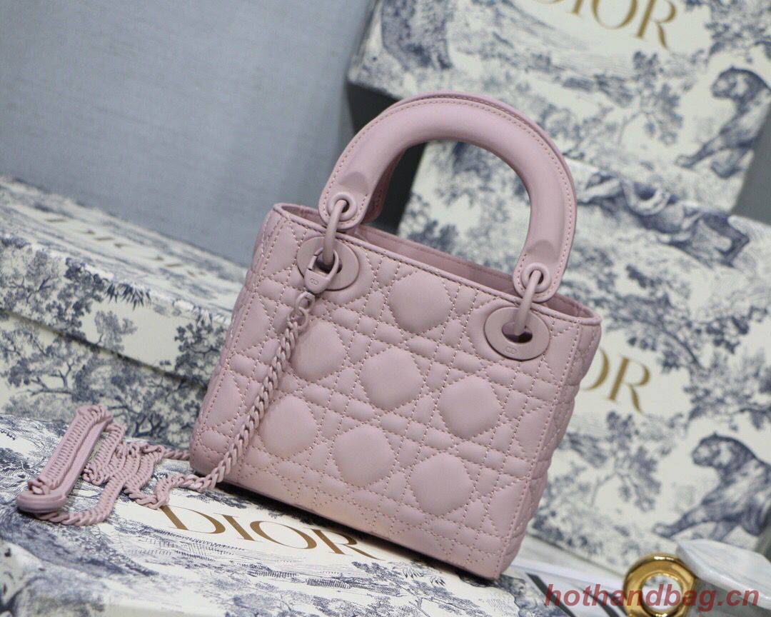 Dior Lady Dior Bag Original Sheepskin Leather CD5500 pink Dior Lady Dior Bag Original Sheepskin Leather CD5500 pink