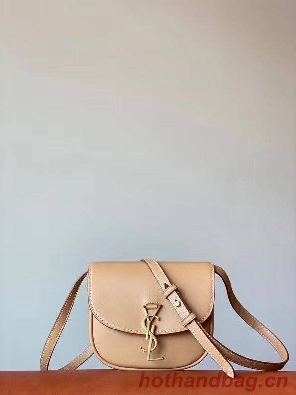 Yves Saint Laurent KAIA SMALL SATCHEL IN SMOOTH LEATHER BROWN GOLD 61974 Yves Saint Laurent KAIA SMALL SATCHEL IN SMOOTH LEATHER BROWN GOLD 61974