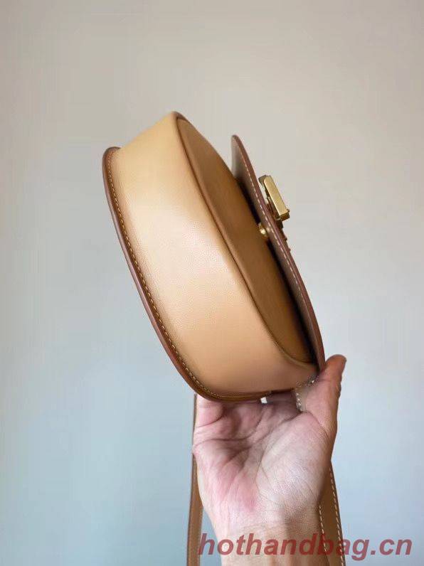 Yves Saint Laurent KAIA SMALL SATCHEL IN SMOOTH LEATHER BROWN GOLD 61974 Yves Saint Laurent KAIA SMALL SATCHEL IN SMOOTH LEATHER BROWN GOLD 61974