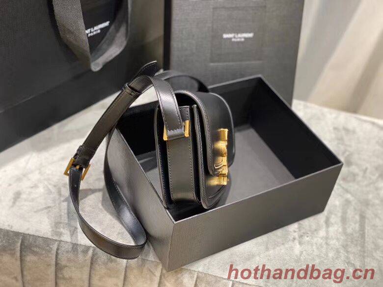 SOLFERINO SMALL SATCHEL IN BOX SAINT LAURENT LEATHER 63430 black SOLFERINO SMALL SATCHEL IN BOX SAINT LAURENT LEATHER 63430 black