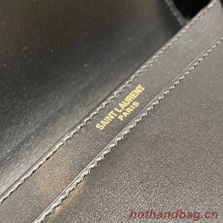 SOLFERINO SMALL SATCHEL IN BOX SAINT LAURENT LEATHER 63430 black SOLFERINO SMALL SATCHEL IN BOX SAINT LAURENT LEATHER 63430 black