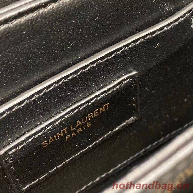 SOLFERINO SMALL SATCHEL IN BOX SAINT LAURENT LEATHER 63430 black SOLFERINO SMALL SATCHEL IN BOX SAINT LAURENT LEATHER 63430 black