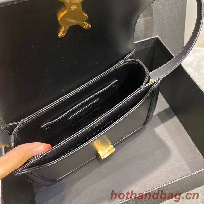 SOLFERINO SMALL SATCHEL IN BOX SAINT LAURENT LEATHER 63430 black SOLFERINO SMALL SATCHEL IN BOX SAINT LAURENT LEATHER 63430 black