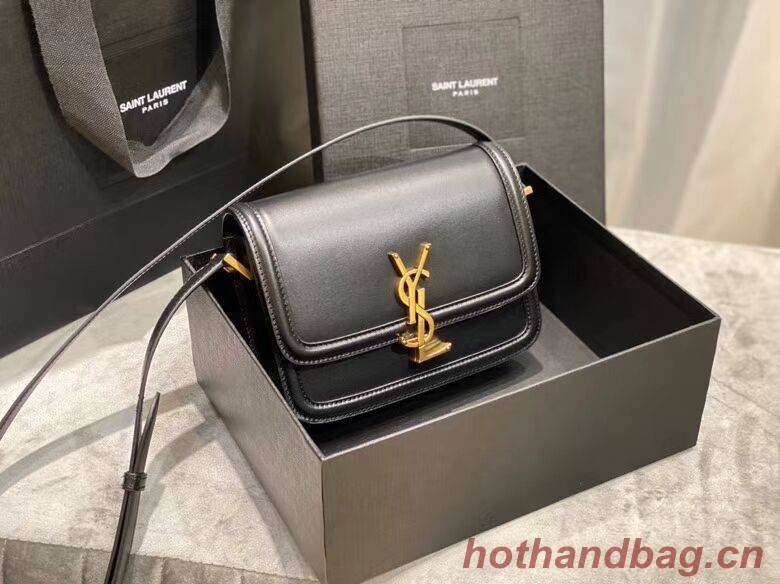 SOLFERINO SMALL SATCHEL IN BOX SAINT LAURENT LEATHER 63430 black SOLFERINO SMALL SATCHEL IN BOX SAINT LAURENT LEATHER 63430 black
