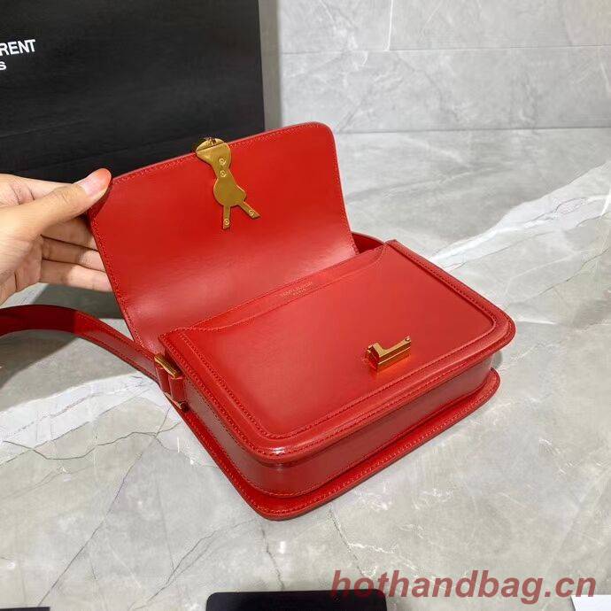 SOLFERINO SMALL SATCHEL IN BOX SAINT LAURENT LEATHER 63430 red SOLFERINO SMALL SATCHEL IN BOX SAINT LAURENT LEATHER 63430 red