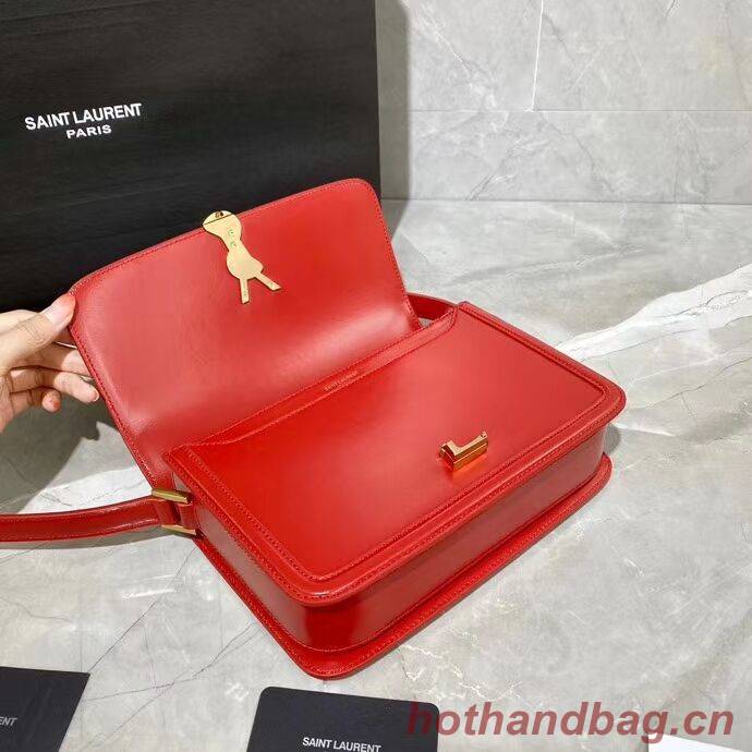 SOLFERINO MEDIUM SATCHEL IN BOX SAINT LAURENT LEATHER Y63435 RED SOLFERINO MEDIUM SATCHEL IN BOX SAINT LAURENT LEATHER Y63435 RED