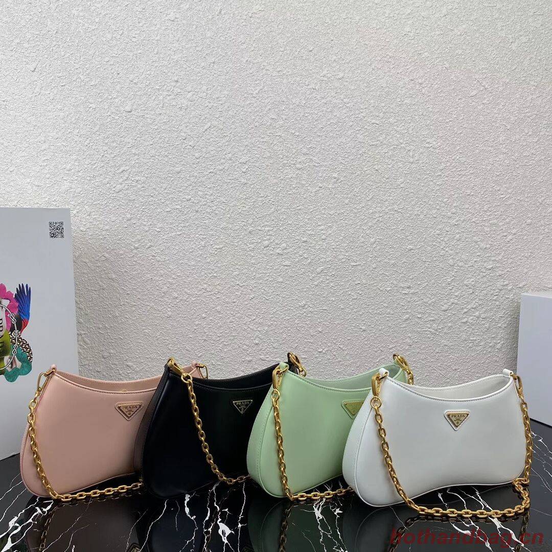 Prada Saffiano leather shoulder bag 2BC148 black Prada Saffiano leather shoulder bag 2BC148 black