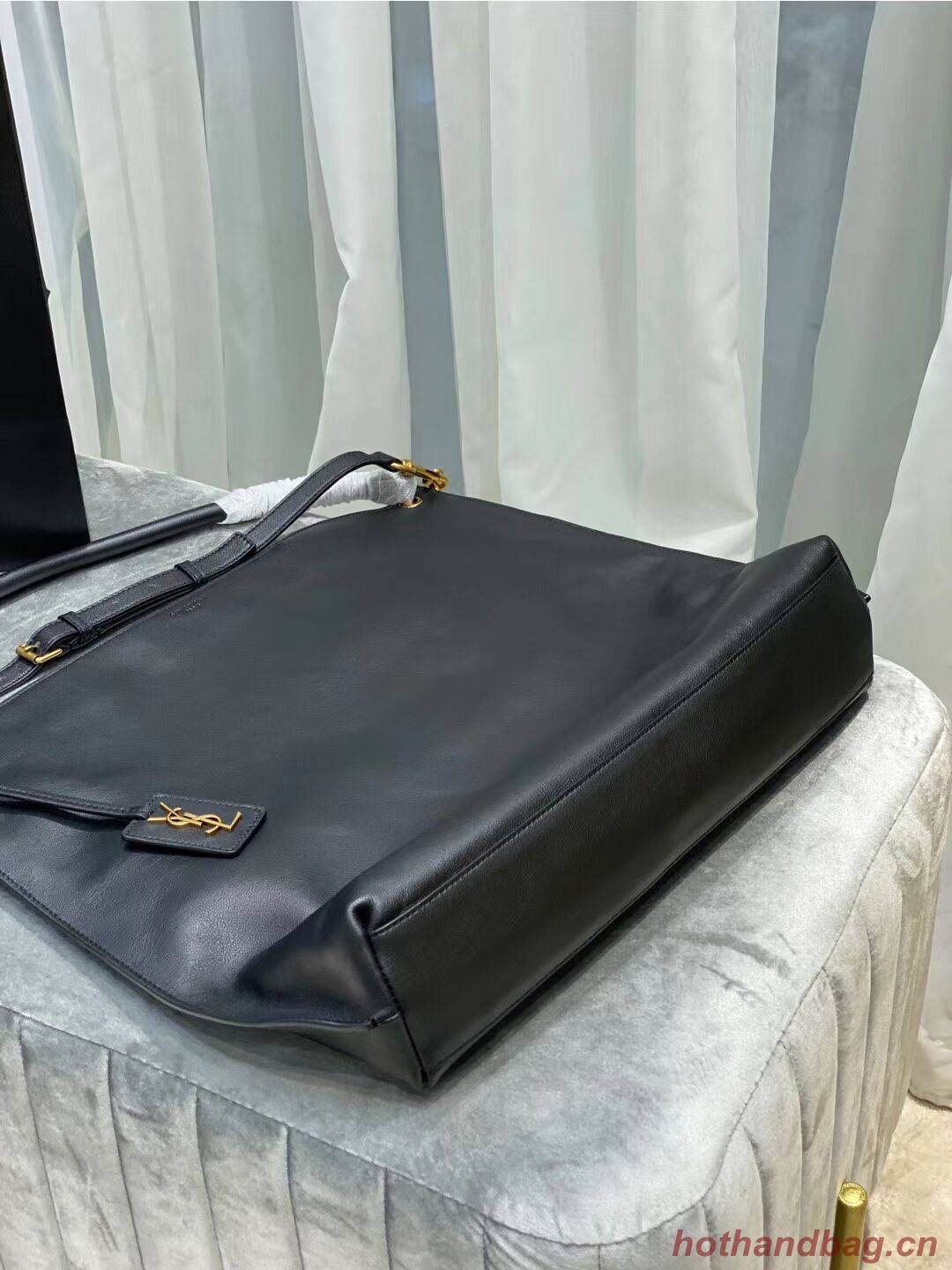 Yves Saint Laurent Calfskin Leather Shoulder Bag Y635266 black Yves Saint Laurent Calfskin Leather Shoulder Bag Y635266 black