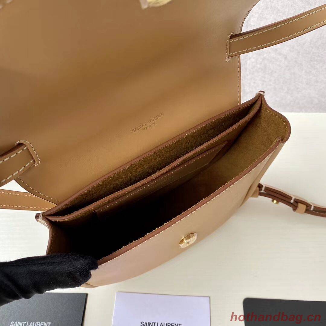 Yves Saint Laurent IN CANVAS AND LEATHER Y650123H Apricot Yves Saint Laurent IN CANVAS AND LEATHER Y650123H Apricot