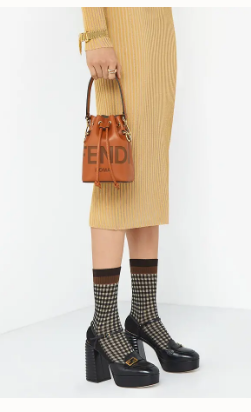 FENDI MON TRESOR Brown leather mini-bag 8BS010 FENDI MON TRESOR Brown leather mini-bag 8BS010