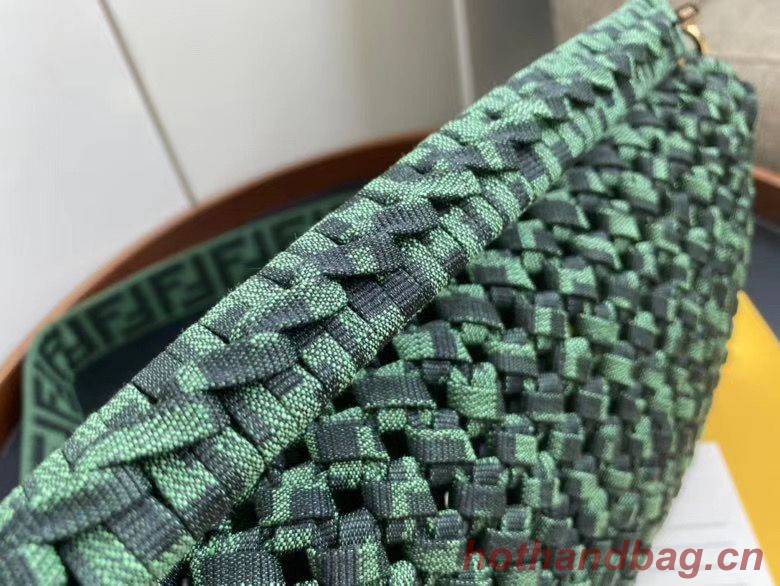 FENDI Baguette Shoulder Bag F0388 Green FENDI Baguette Shoulder Bag F0388 Green