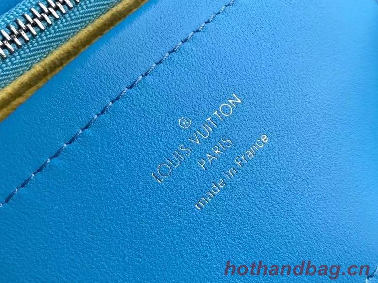 Louis Vuitton POCHETTE COUSSIN M80744 Mint Green & Yellow