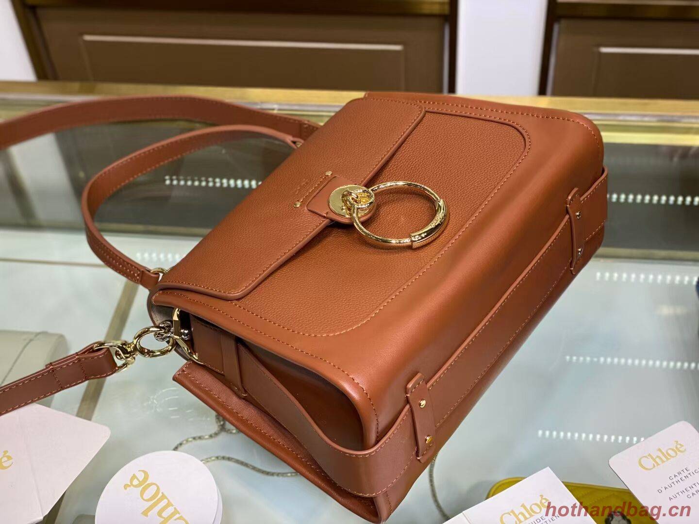 Chloe Original Calfskin Leather Bag C1142L brown Chloe Original Calfskin Leather Bag C1142L brown