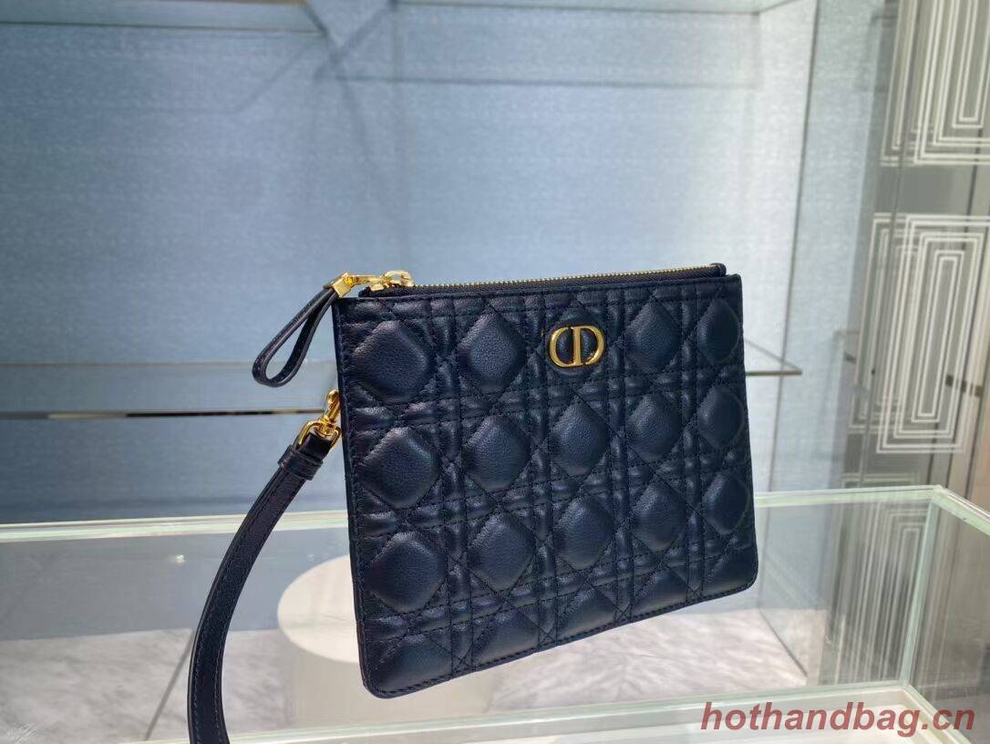 SMALL DIOR CARO DAILY POUCH S5085U BLACK SMALL DIOR CARO DAILY POUCH S5085U BLACK