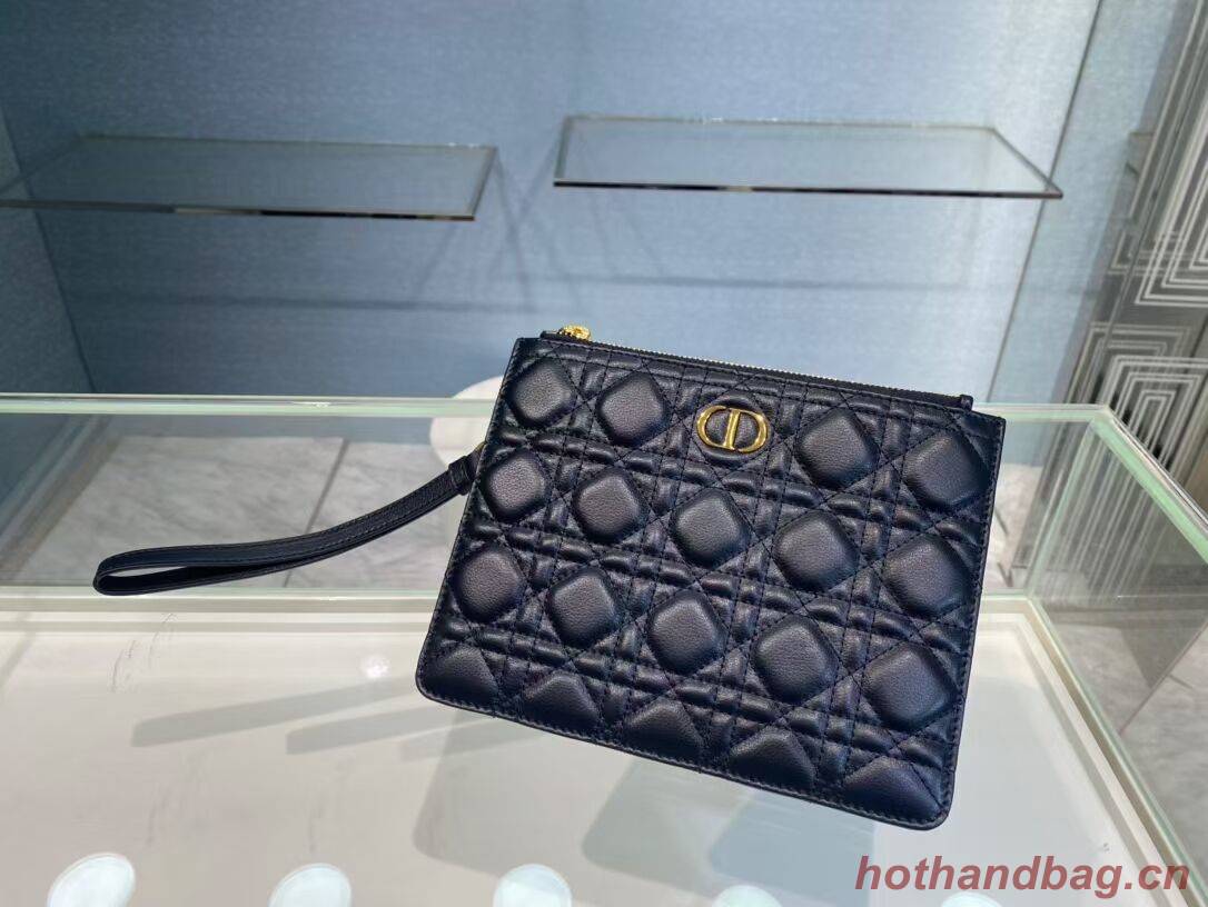 SMALL DIOR CARO DAILY POUCH S5085U BLACK SMALL DIOR CARO DAILY POUCH S5085U BLACK