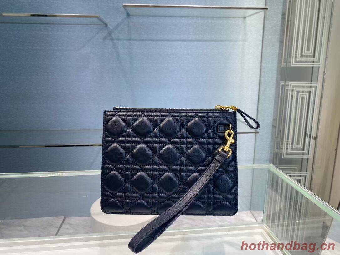 SMALL DIOR CARO DAILY POUCH S5085U BLACK SMALL DIOR CARO DAILY POUCH S5085U BLACK