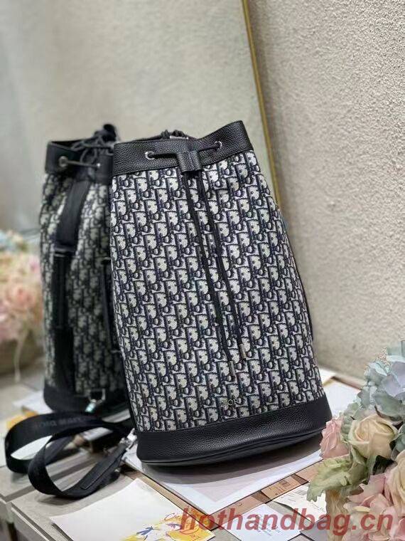 DIOR Blue Dior Oblique Embroidery CN0210 DIOR Blue Dior Oblique Embroidery CN0210