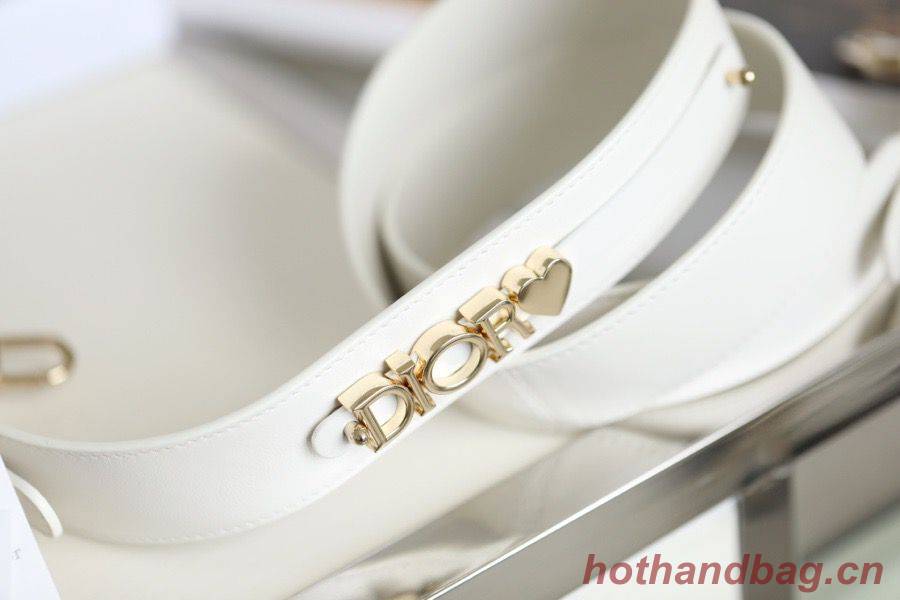 LADY DIOR MY ABCDIOR BAG Cannage Heart Original Lambskin Bag M0539O White LADY DIOR MY ABCDIOR BAG Cannage Heart Original Lambskin Bag M0539O White