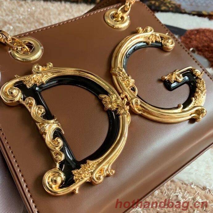 Dolce & Gabbana Origianl Leather Shoulder Bag 5158 brown Dolce & Gabbana Origianl Leather Shoulder Bag 5158 brown