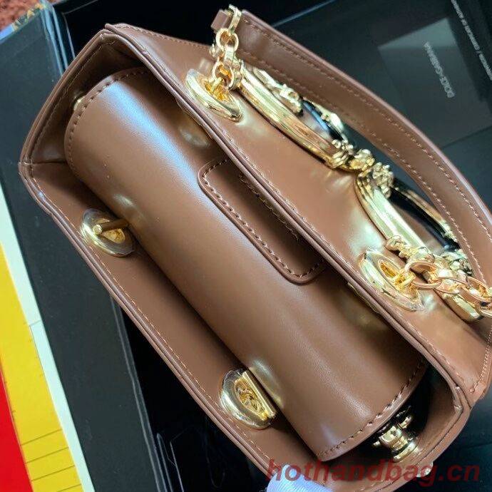 Dolce & Gabbana Origianl Leather Shoulder Bag 5158 brown Dolce & Gabbana Origianl Leather Shoulder Bag 5158 brown