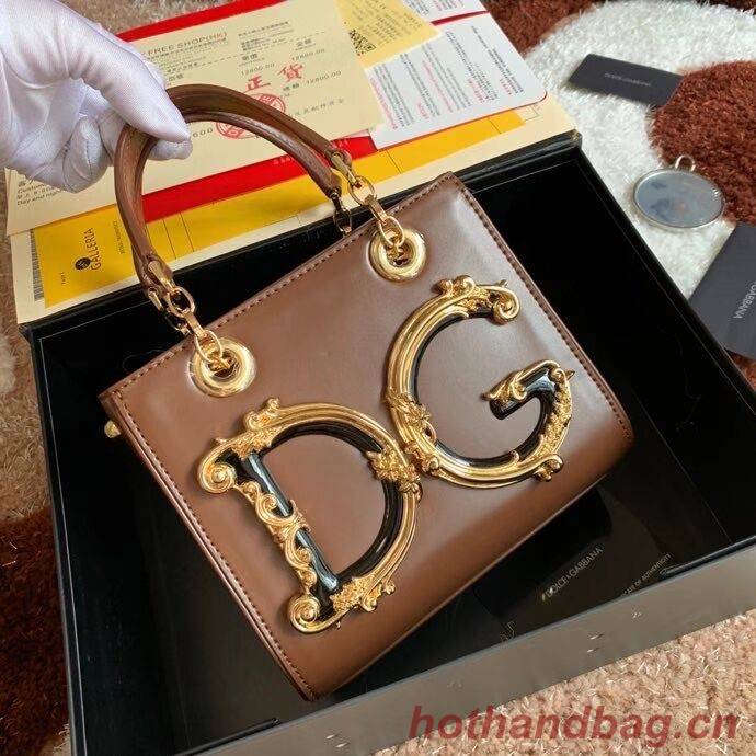 Dolce & Gabbana Origianl Leather Shoulder Bag 5158 brown Dolce & Gabbana Origianl Leather Shoulder Bag 5158 brown