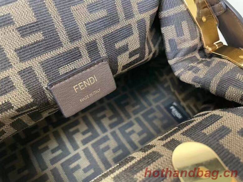 FENDI FIRST MEDIUM leather bag 8BP127AB Dark brown FENDI FIRST MEDIUM leather bag 8BP127AB Dark brown