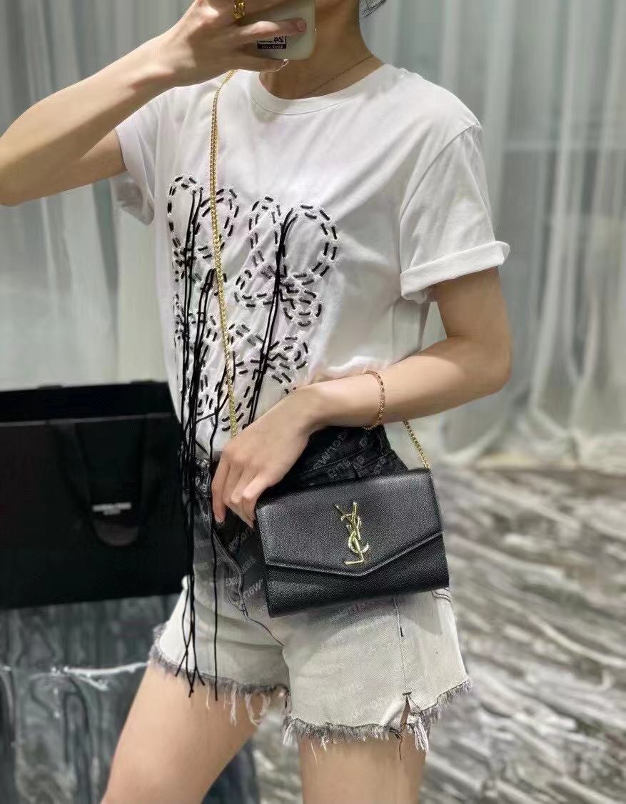 Yves Saint Laurent Calf leather cross-body bag Y707788 black Yves Saint Laurent Calf leather cross-body bag Y707788 black