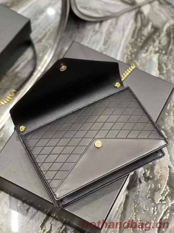 YSL GABY CHAIN BAG IN VINTAGE LAMBSKIN 668864 black YSL GABY CHAIN BAG IN VINTAGE LAMBSKIN 668864 black