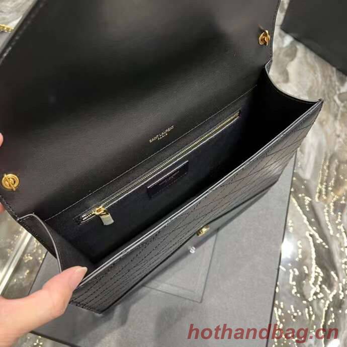 YSL GABY CHAIN BAG IN VINTAGE LAMBSKIN 668864 black YSL GABY CHAIN BAG IN VINTAGE LAMBSKIN 668864 black