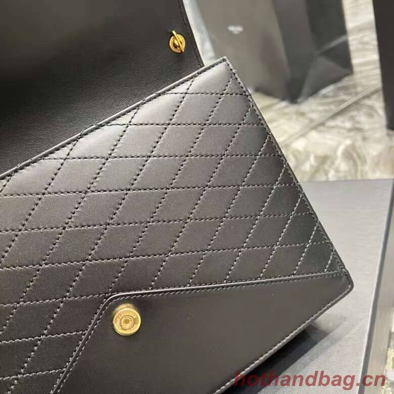 YSL GABY CHAIN BAG IN VINTAGE LAMBSKIN 668864 black YSL GABY CHAIN BAG IN VINTAGE LAMBSKIN 668864 black