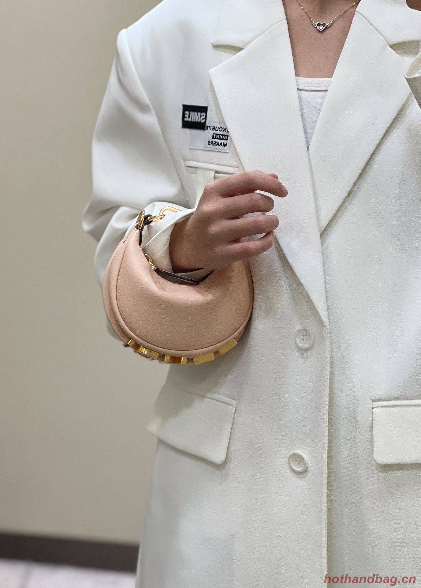 Fendi Praphy Original Leather Big Logo Bag 80056M 80056S Pink Fendi Praphy Original Leather Big Logo Bag 80056M 80056S Pink